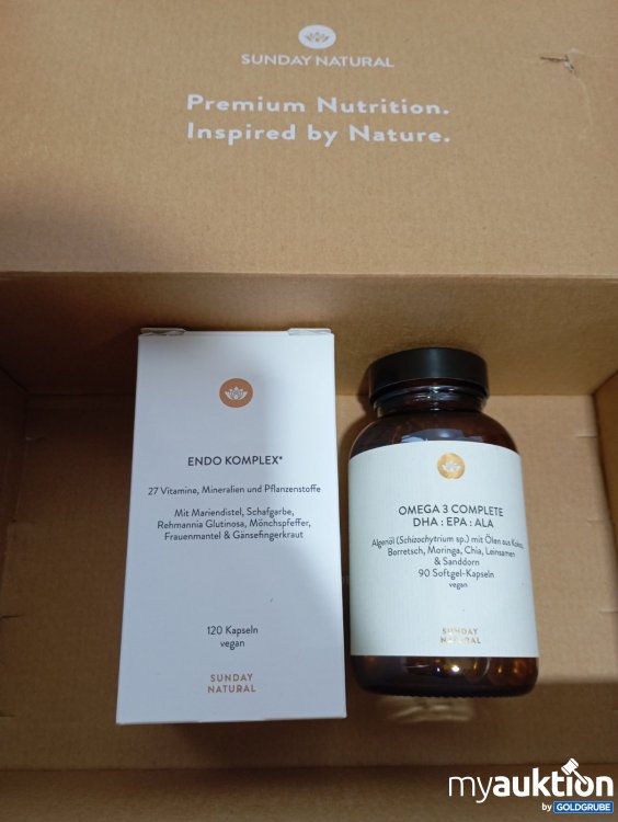 Artikel Nr. 465888: Sunday Natural Endo Komplex 120 Stück, Omega 3 Complete Softgel-Kapseln 90 Stück