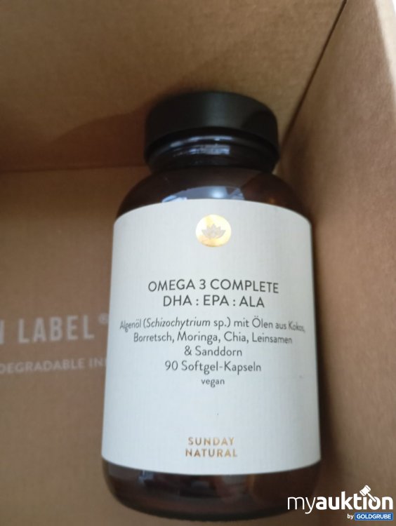 Artikel Nr. 465888: Sunday Natural Endo Komplex 120 Stück, Omega 3 Complete Softgel-Kapseln 90 Stück