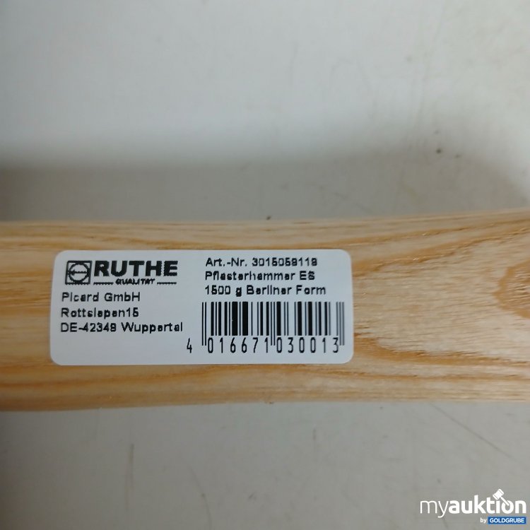 Artikel Nr. 824888: Ruthe Bergbauhämmer Spitzhammer 