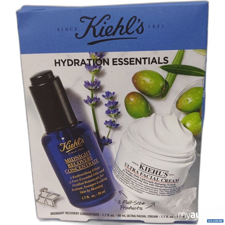 Artikel Nr. 914888: Kiehl's Hydration Essentials, regenerierendes Elixier 50ml, Feuchtigkeitscreme 50ml