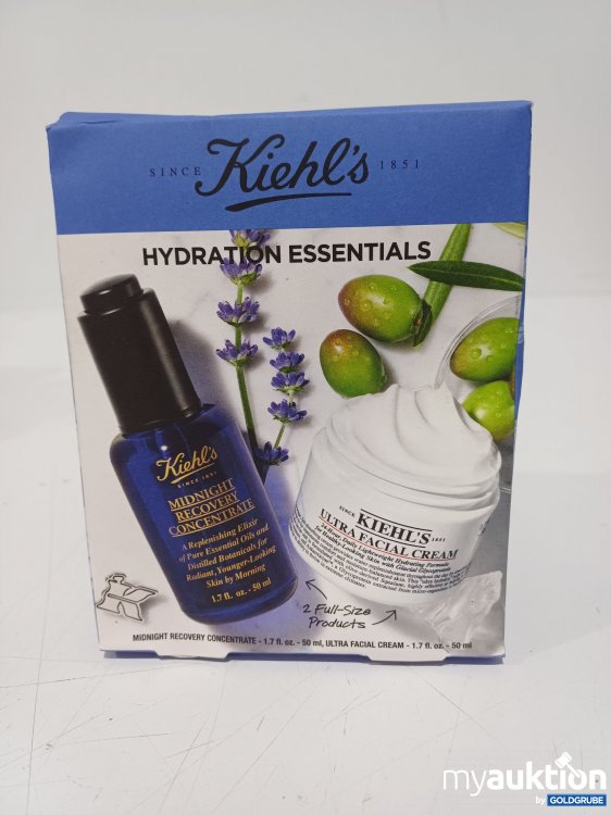 Artikel Nr. 914888: Kiehl's Hydration Essentials, regenerierendes Elixier 50ml, Feuchtigkeitscreme 50ml