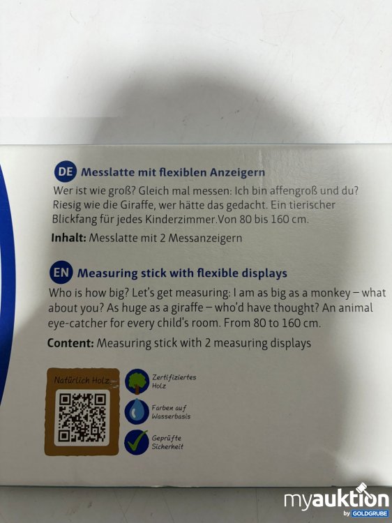 Artikel Nr. 922888: Selecta Zoorino Messlatte mit flexiblen Anzeigen