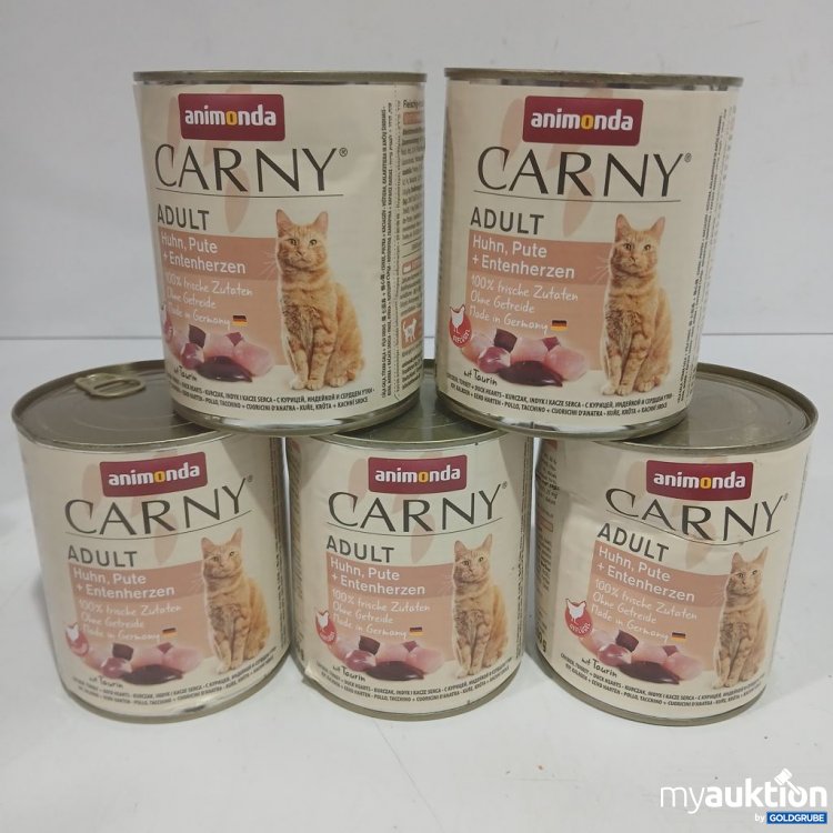 Artikel Nr. 952888: animonda CARNY Adult Huhn, Pute & Entenherzen 5x800g