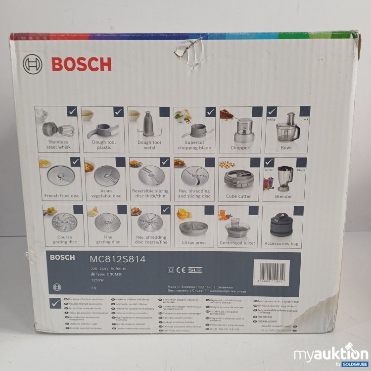 Artikel Nr. 981888: Bosch MultiTalent 8 Kompakt-Küchenmaschine, MC812S814