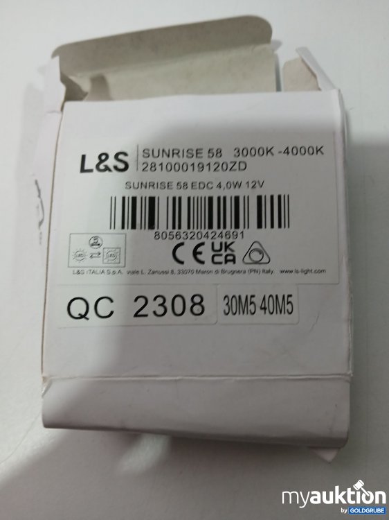 Artikel Nr. 516889 Artikel Nr. 516889: L&S Sunrise 58 Edc 4.0W 12V