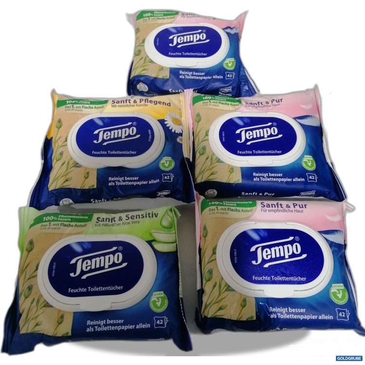 Artikel Nr. 883889: 5Stk Tempo Feuchttücher 