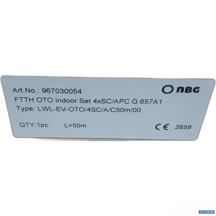 Artikel Nr. 896889: NBG FTTH OTO Indoor Set 4x SC/APC 
