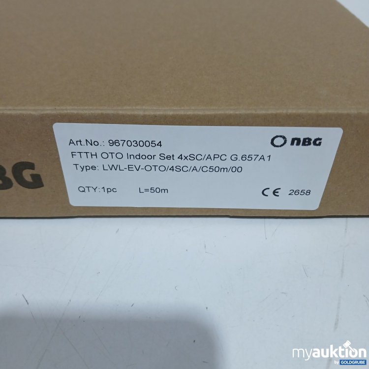 Artikel Nr. 896889: NBG FTTH OTO Indoor Set 4x SC/APC 