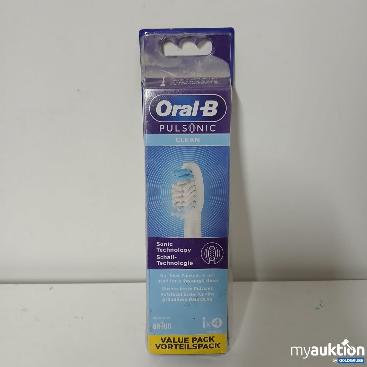 Artikel Nr. 897889: Oral B. Pulsunic Clean Aufsatzbürsten 4x 