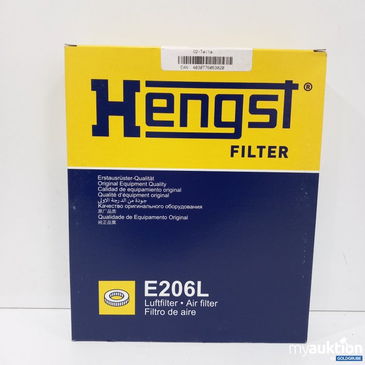 Artikel Nr. 814890: Hengst Filter E206L Luftfilter  