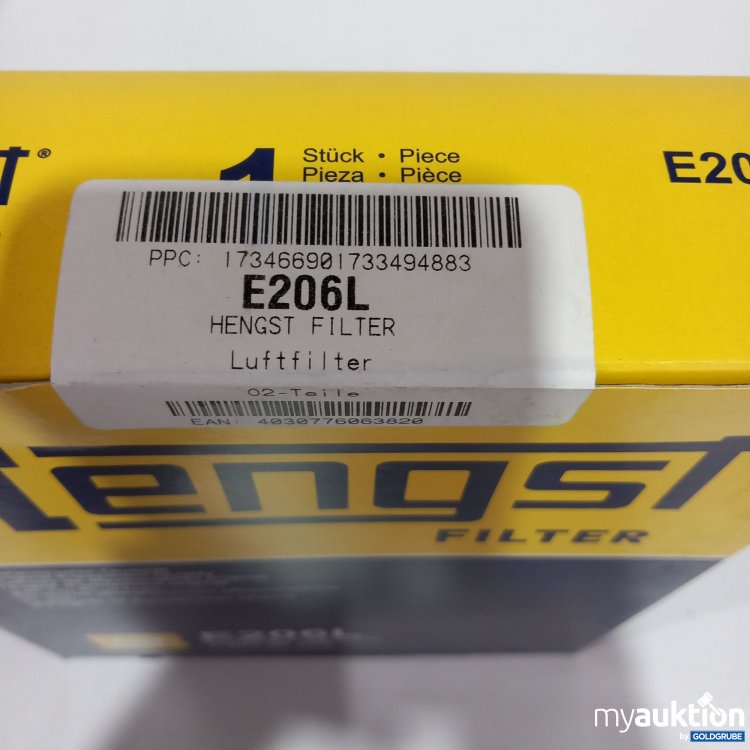 Artikel Nr. 814890: Hengst Filter E206L Luftfilter  