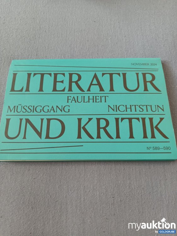 Artikel Nr. 901890 Artikel Nr. 901890: Literatur und Kritik