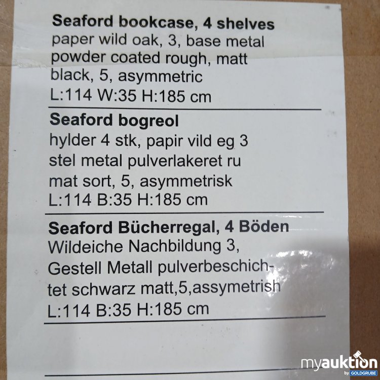 Artikel Nr. 904890: Seaford Bücherregal , 4 Böden 