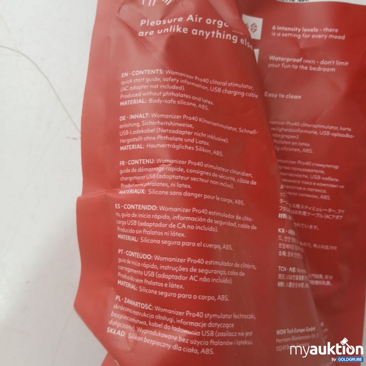 Artikel Nr. 930890: Womanizer Pro40 Klitorisstimulator Rot Edition