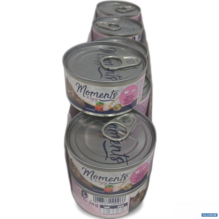 Artikel Nr. 952890: Moments Katzenfutter Huhn mit Lachs & Spinat 11x70g