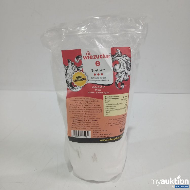 Artikel Nr. 966890: Wiezucker Erythrit 1kg 