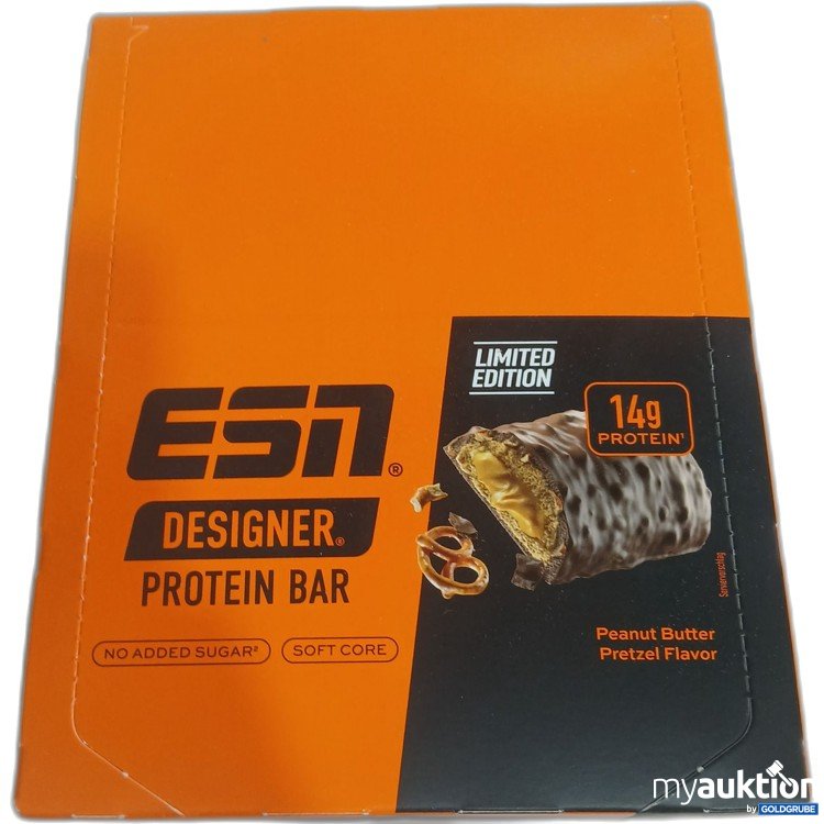 Artikel Nr. 979890 Artikel Nr. 979890: ESN Designer Protein Bar Peanut Butter Pretzel Flavor 12x45g