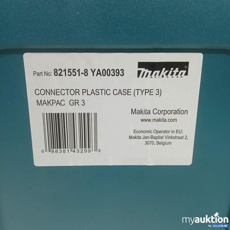 Artikel Nr. 998890 Artikel Nr. 998890: Makita Connector Plastic Case (Type 3)