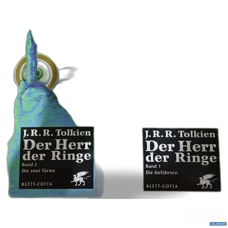 Artikel Nr. 447891 Artikel Nr. 447891: Klett-Cotta J. R. Tolkien Der Herr Ringe Band 1 Die Gefährten
Kltt- Cotta J. R. Tolkien Der Heer der Ringe
Band 2 Die zwei Türme