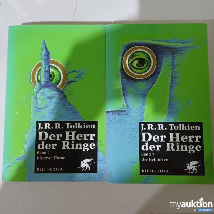 Artikel Nr. 447891 Artikel Nr. 447891: Klett-Cotta J. R. Tolkien Der Herr Ringe Band 1 Die Gefährten
Kltt- Cotta J. R. Tolkien Der Heer der Ringe
Band 2 Die zwei Türme