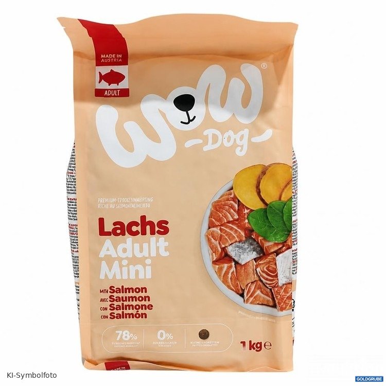 Artikel Nr. 470891: Wow Dog 1kg Lachs Adult Mini Hundefutter
