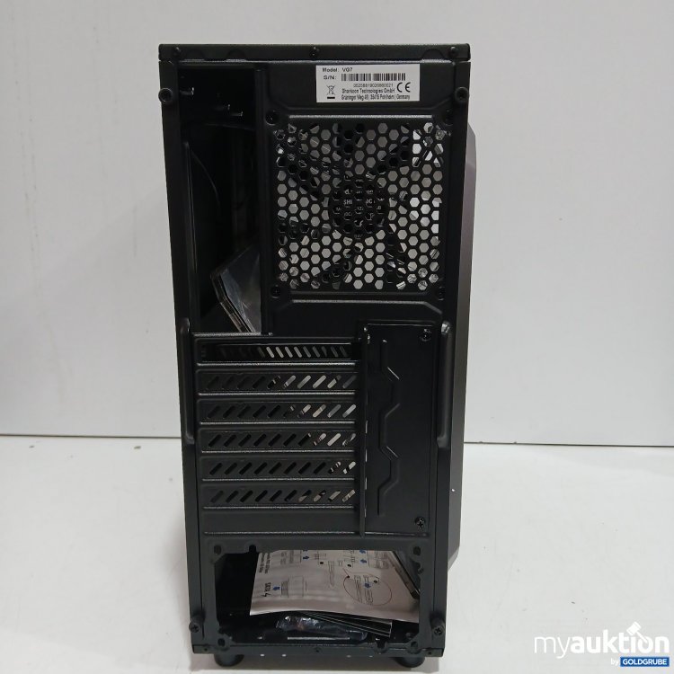 Artikel Nr. 478891 Artikel Nr. 478891: Sharkoon VG7 PC Gehäuse Midi Tower mit Seitenteil und Frontlüfter beschädigt