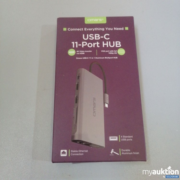 Artikel Nr. 761891 Artikel Nr. 761891: Omars USB-C 11-Port Hub