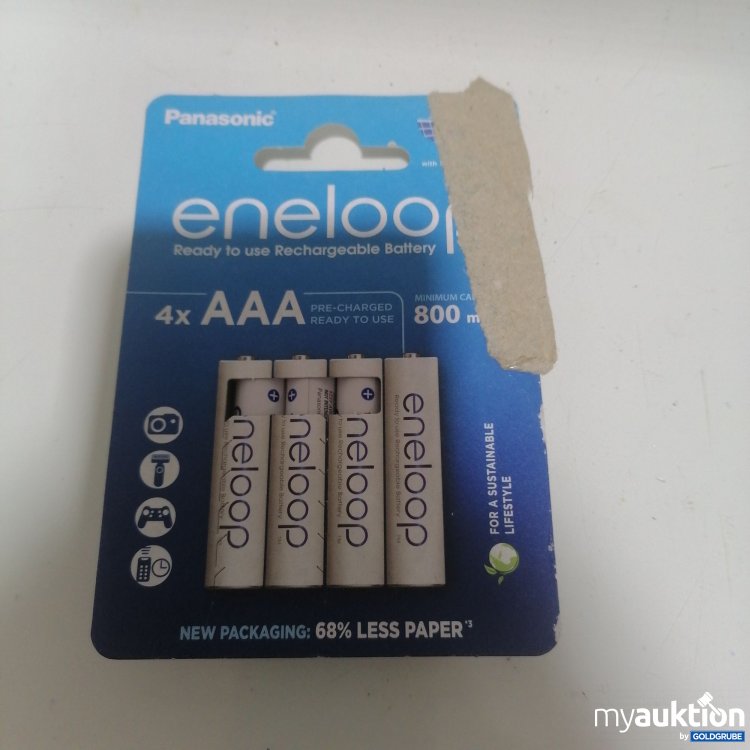 Artikel Nr. 768891 Artikel Nr. 768891: Panasonic Eneloop AAA Batterien 4 Stück