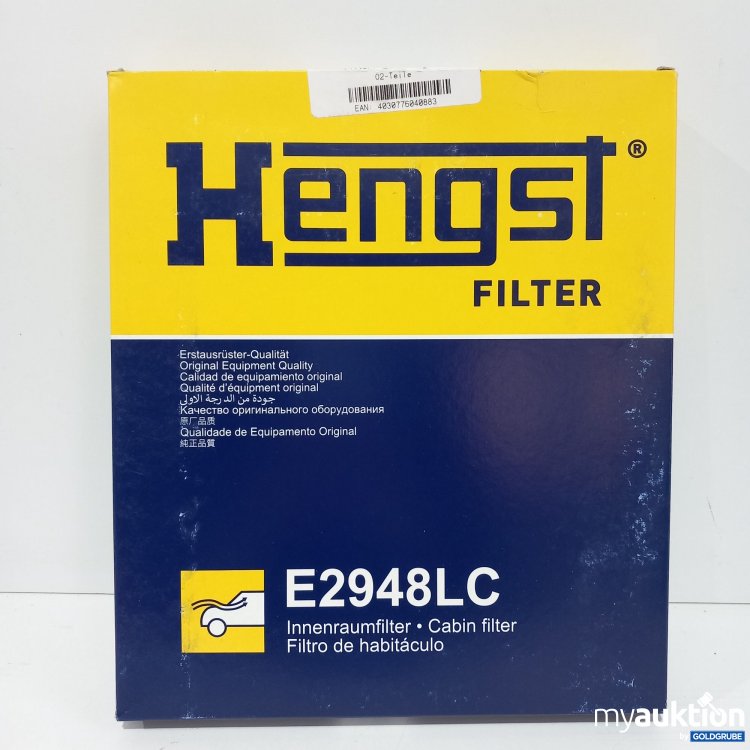 Artikel Nr. 814891: Hengst Filter E2948LC Innenraumfilter  