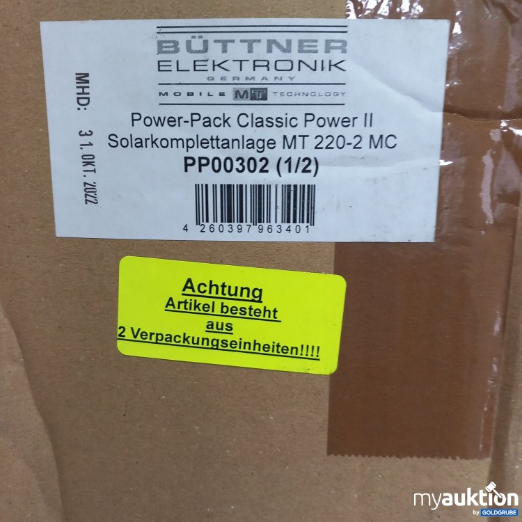 Artikel Nr. 825891: Büttner Solar Komplettanlage Power Classic Power II  MT220-2MC