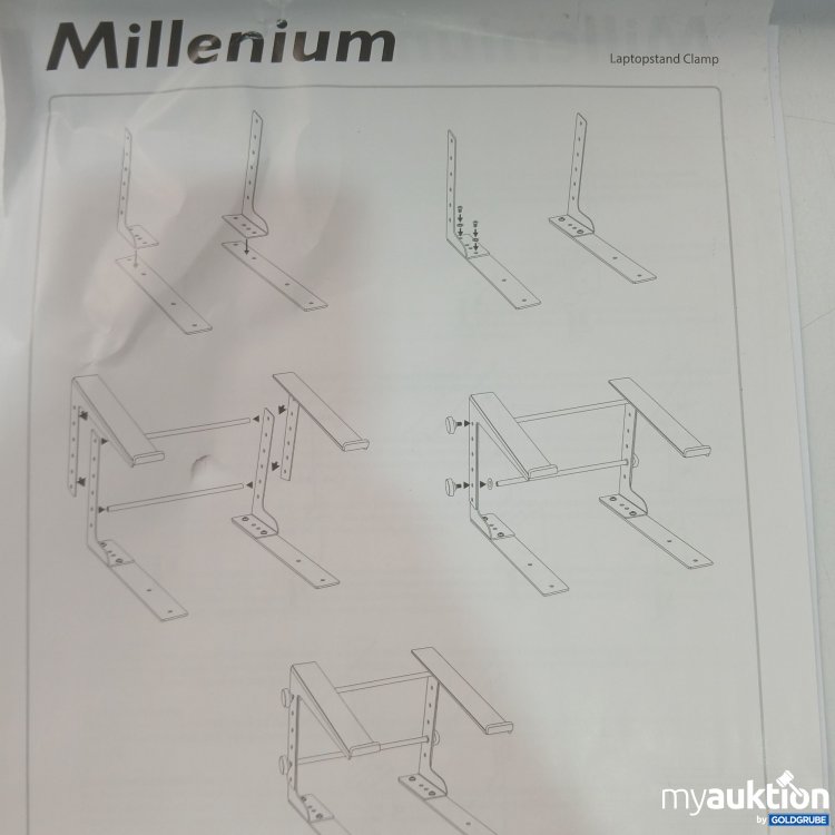 Artikel Nr. 852891: Millenium Laptopstand Clamp