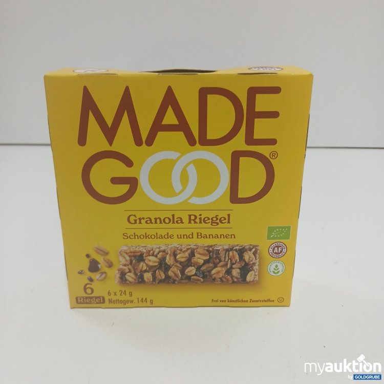 Artikel Nr. 865891 Artikel Nr. 865891: MadeGood Granola Riegel Schokolade und Bananen 6x24g