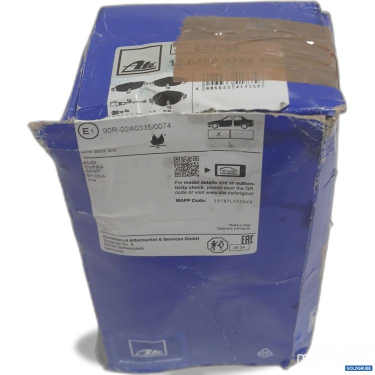 Artikel Nr. 882891: Ate 602785 Bremsbeläge Audi 