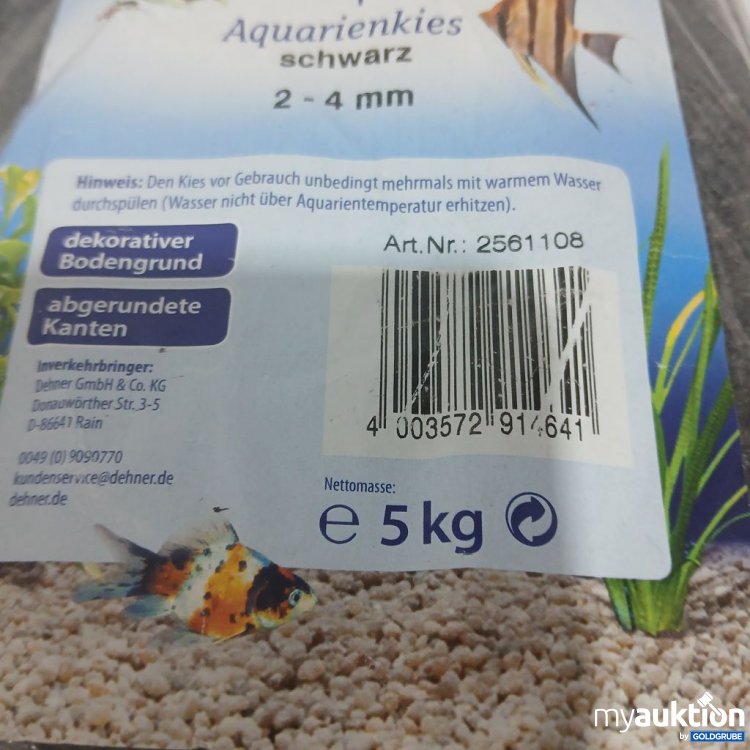 Artikel Nr. 952891 Artikel Nr. 952891: Aqua Aquarienkies schwarz 2-4 mm