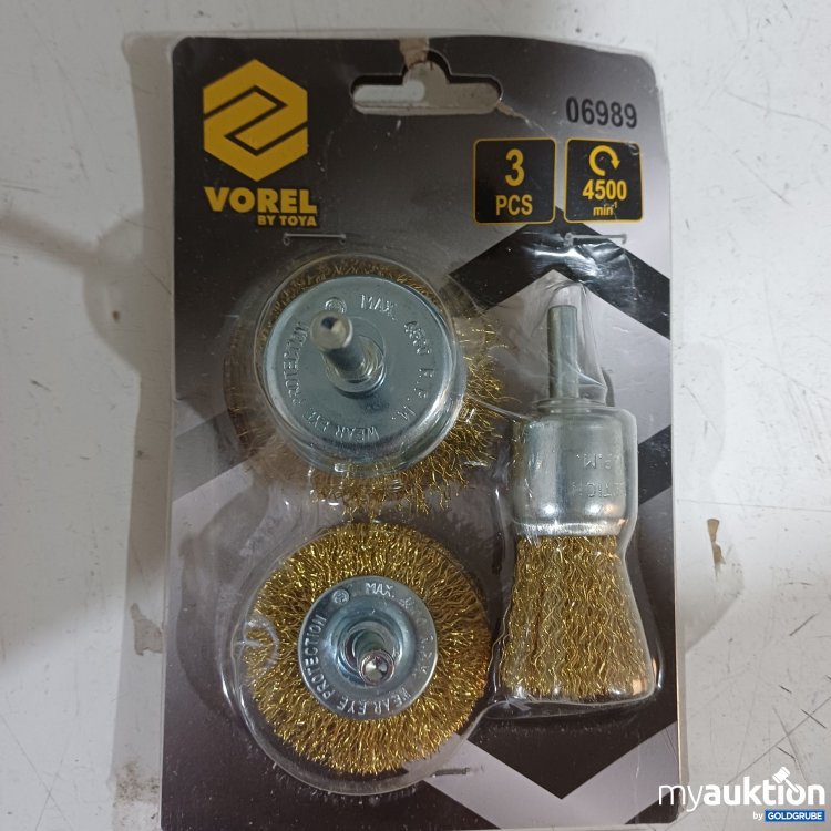 Artikel Nr. 986891: Vorel 3-teilige Drahtbürsten-Set (Modell 06989)