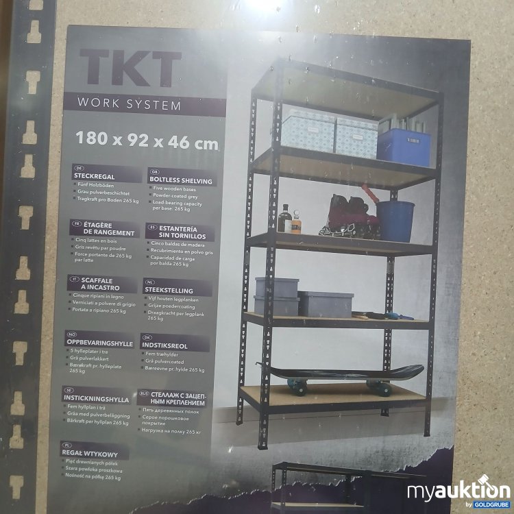 Artikel Nr. 460892 Artikel Nr. 460892: TKT Work System Steckregal 180x92x46cm