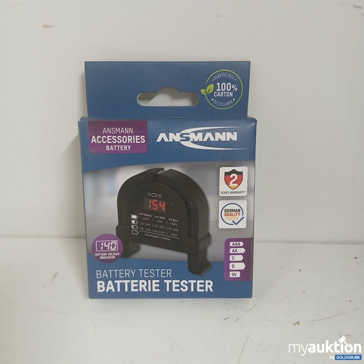 Artikel Nr. 875892 Artikel Nr. 875892: Ansmann Battery Tester