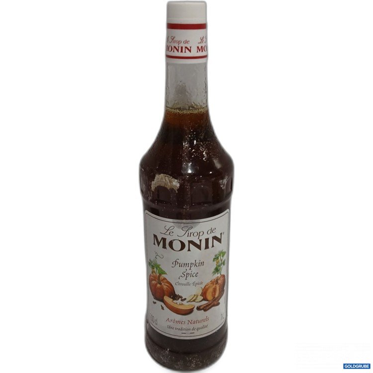 Artikel Nr. 891892: Monin Pumkin Spice Siruo1000ml Flasche Verschmutzt
