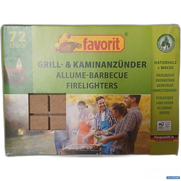 Artikel Nr. 917892: Favorit Grill-& Kaminanzünder 72 Stück 