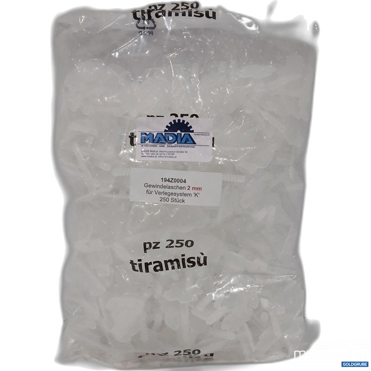 Artikel Nr. 961892: Madia Gewindelaschen 2mm für Verlegesystem K