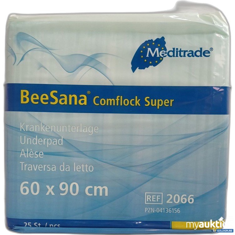 Artikel Nr. 981892: Meditrade BeeSana Comflock Super Krankenunterlagen, 60x90cm, 25Stk