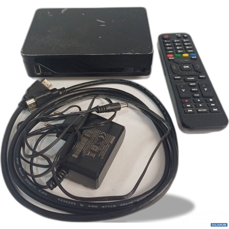 Artikel Nr. 987892 Artikel Nr. 987892: Kaonmedia MZ-52 Satellitenreceiver mit Kabel und Fernbedienung, Schwarz
