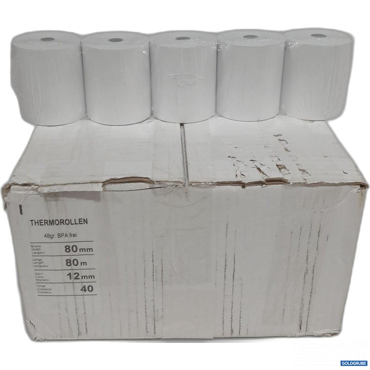 Artikel Nr. 998892: Thermorollen 40Stk Breite 80mm Länge 80m Kern 12mm 