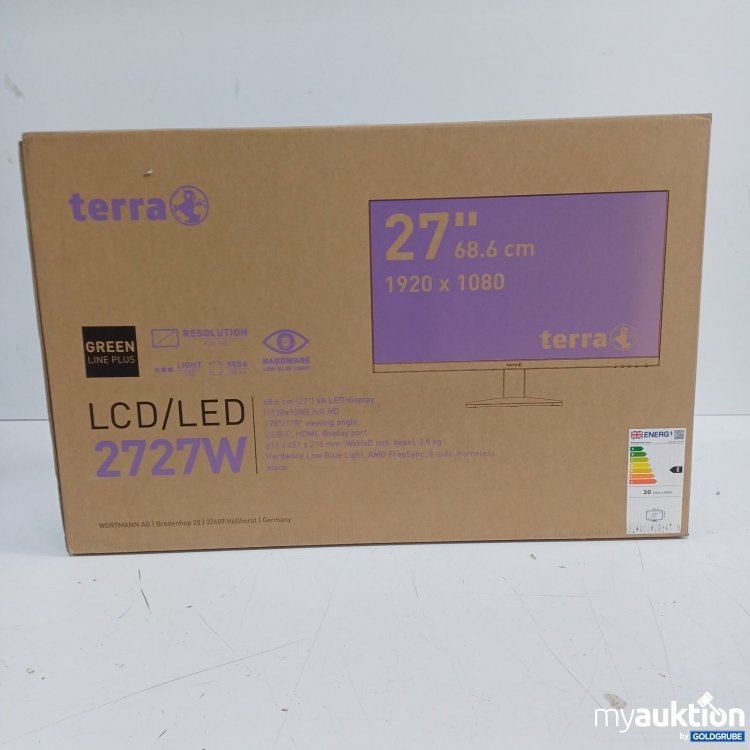 Artikel Nr. 463893 Artikel Nr. 463893: terra LCD/LED Monitor 27 Zoll 1920x1080 Full HD 2727W