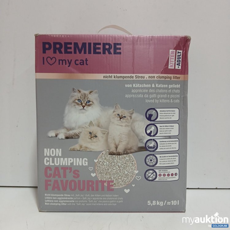 Artikel Nr. 470893: PREMIERE Katzenstreu nicht klumpend 5,8 kg