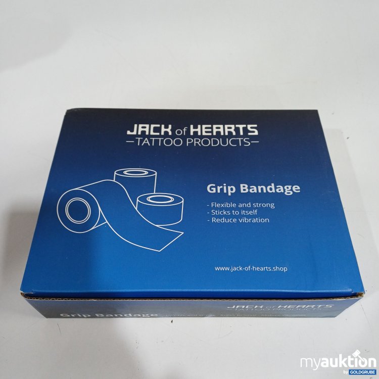 Artikel Nr. 960893: Jack of Hearts Grip Bandage black 5cm x 4,5m 12Stk 