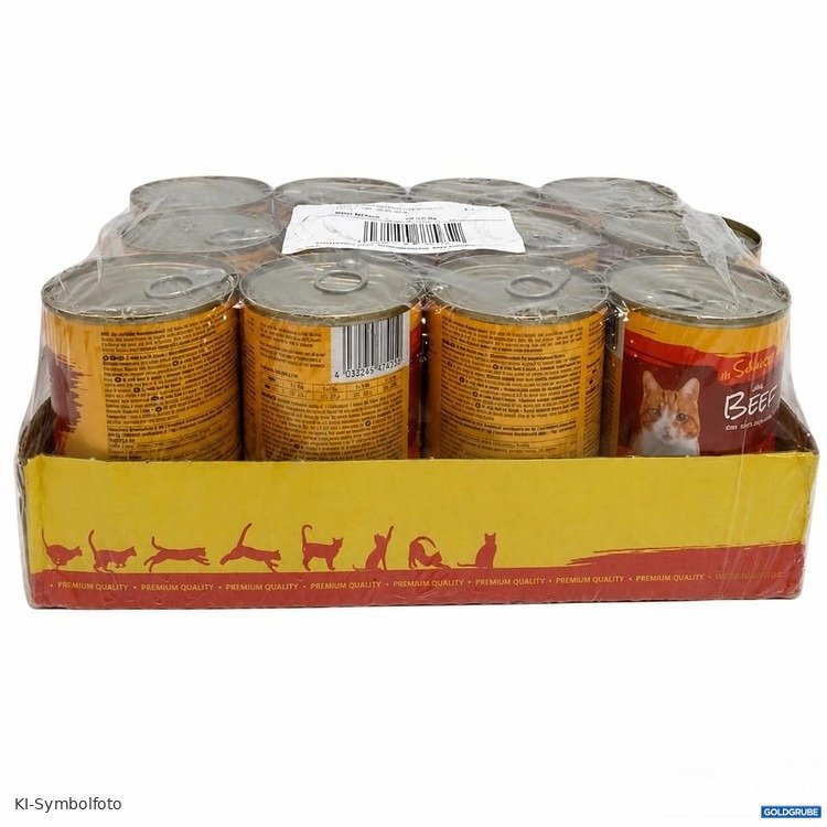 Artikel Nr. 470894: 12x415g Katzenfutter Rind in Sauce
