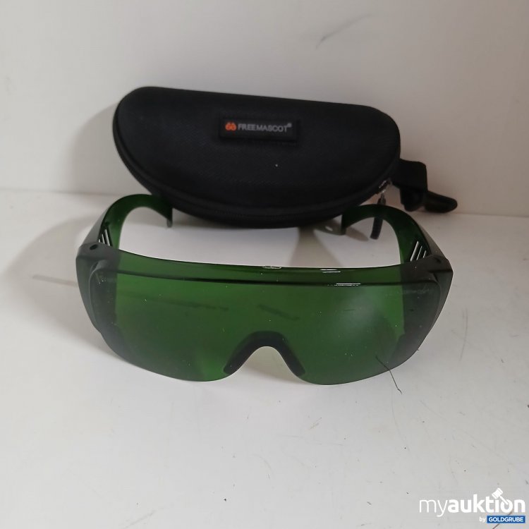 Artikel Nr. 824894: Freemascot  Grüne Schutzbrille mit Etui