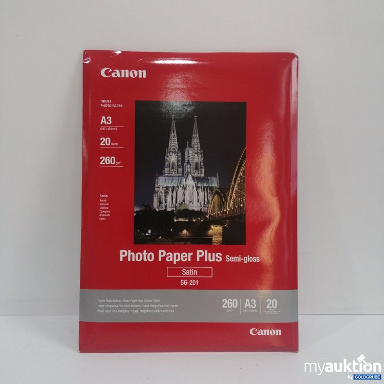 Artikel Nr. 855894 Artikel Nr. 855894: Canon Photo Paper Plus Semi gloss Satin SG-201
