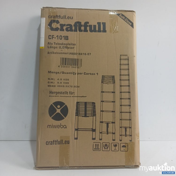 Artikel Nr. 921894: Craftfull Alu Teleskopleiter 2m CF-101B